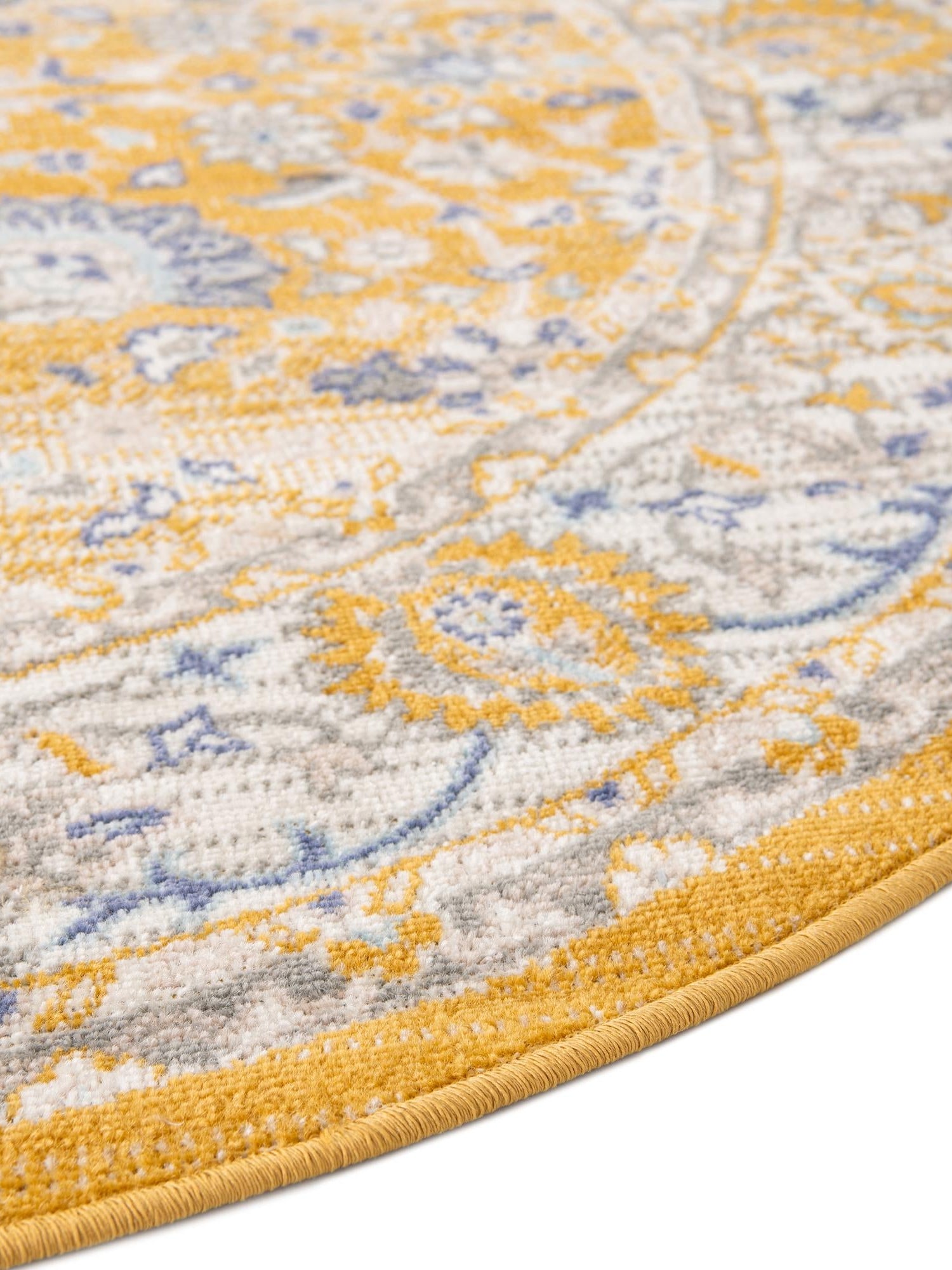 Tuscan Yellow 3' x 5' 3 Whitney Oval Area Rug