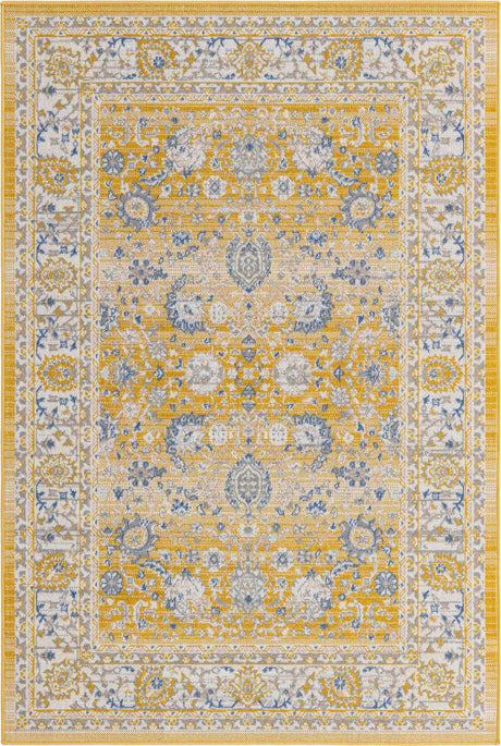 Tuscan Yellow 4' 1 x 6' 1 Whitney Rectangle Area Rug