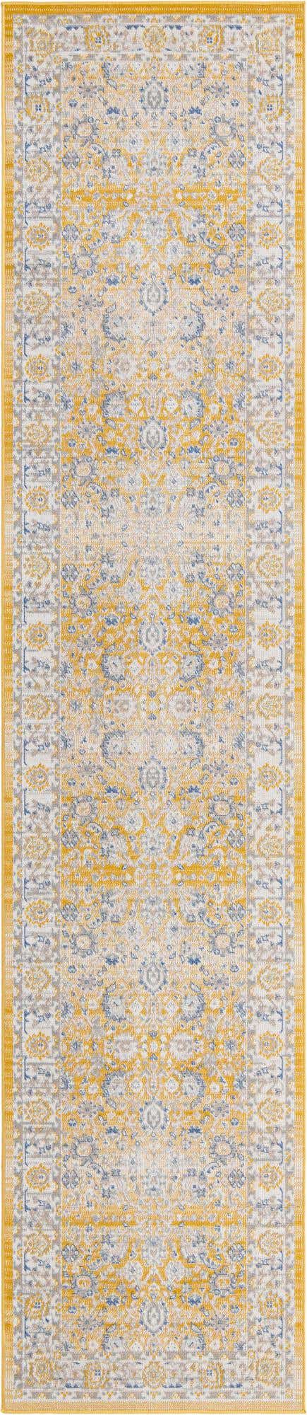 Tuscan Yellow 2' 7 x 12' Whitney Runner Area Rug
