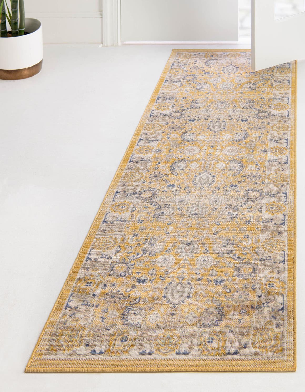 Tuscan Yellow 2' x 6' Whitney Runner Area Rug