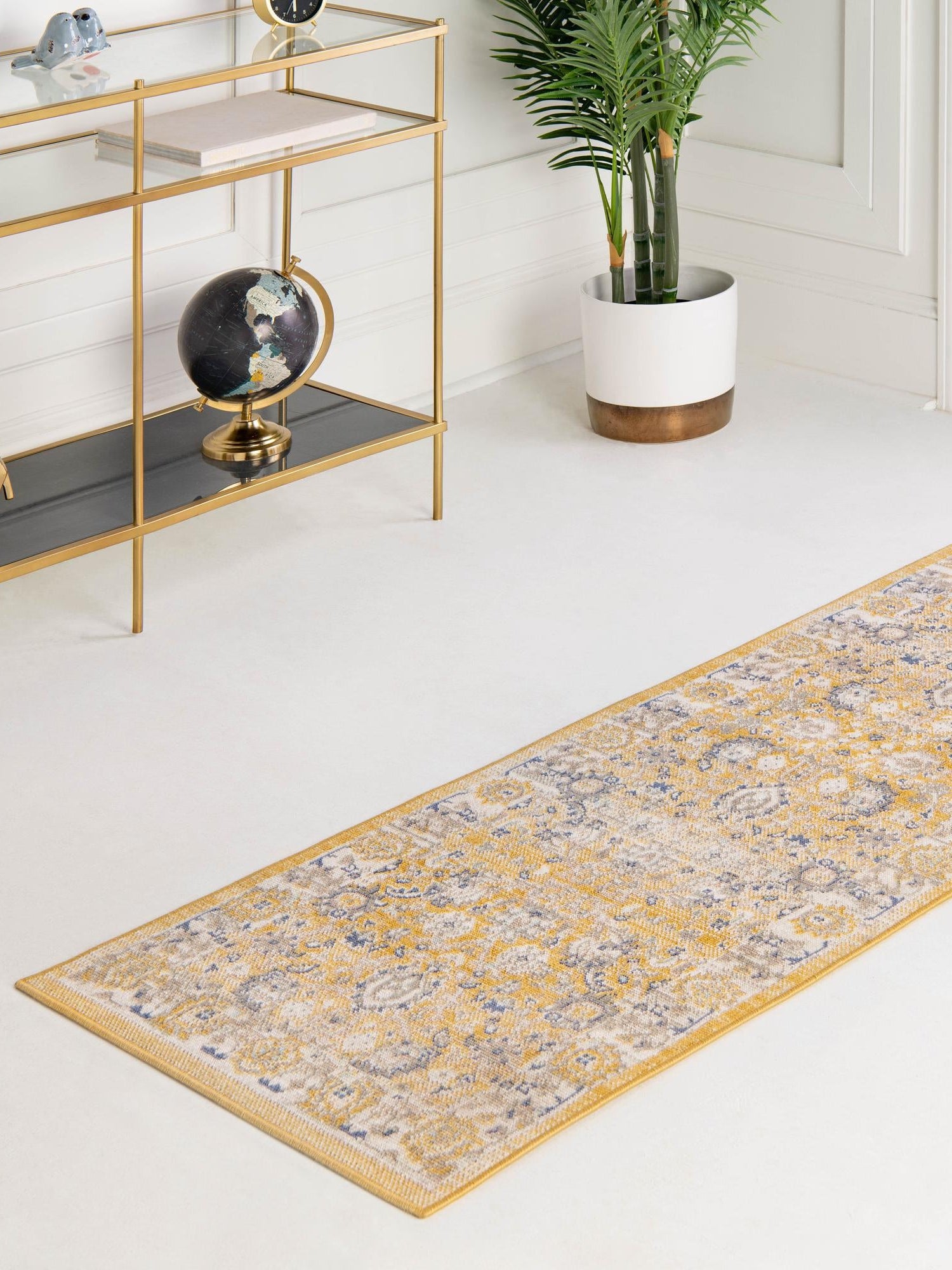 Tuscan Yellow 2' x 8' Whitney Runner Area Rug