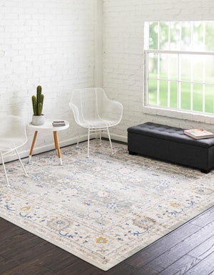 Cloud Gray 8' x 8' Whitney Square Area Rug