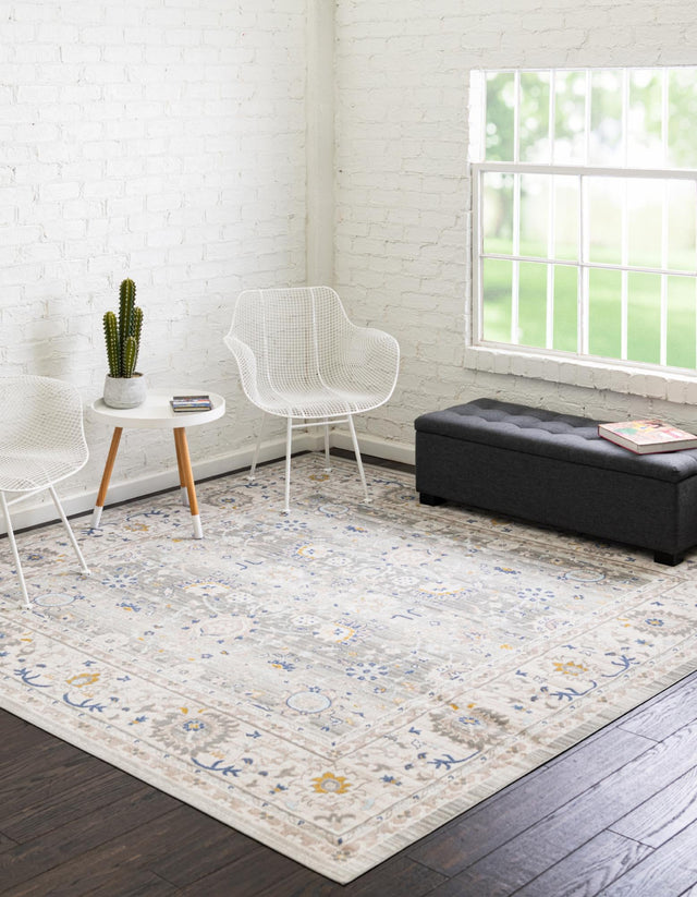 Cloud Gray 8' x 8' Whitney Square Area Rug