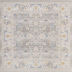 Cloud Gray 8' x 8' Whitney Square Area Rug