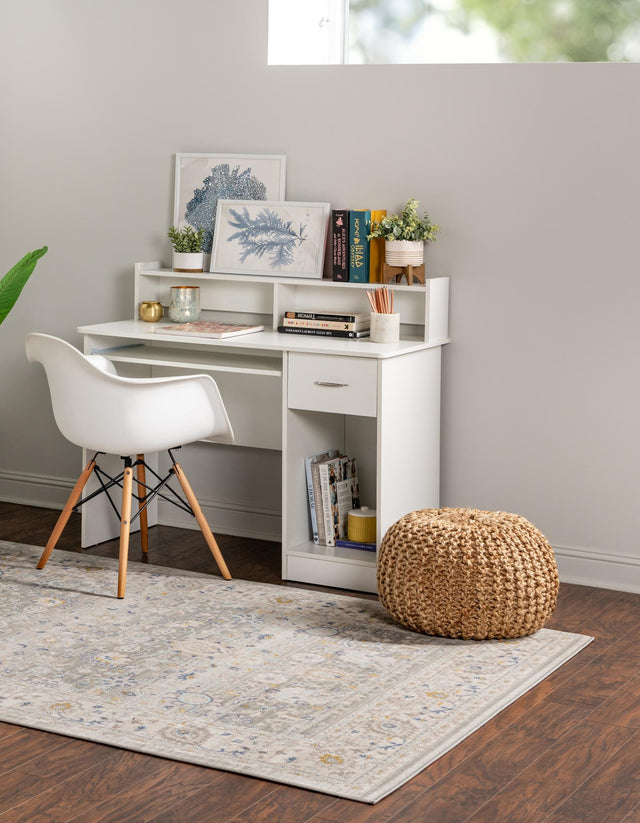 Cloud Gray 2' 2 x 3' Whitney Rectangle Area Rug