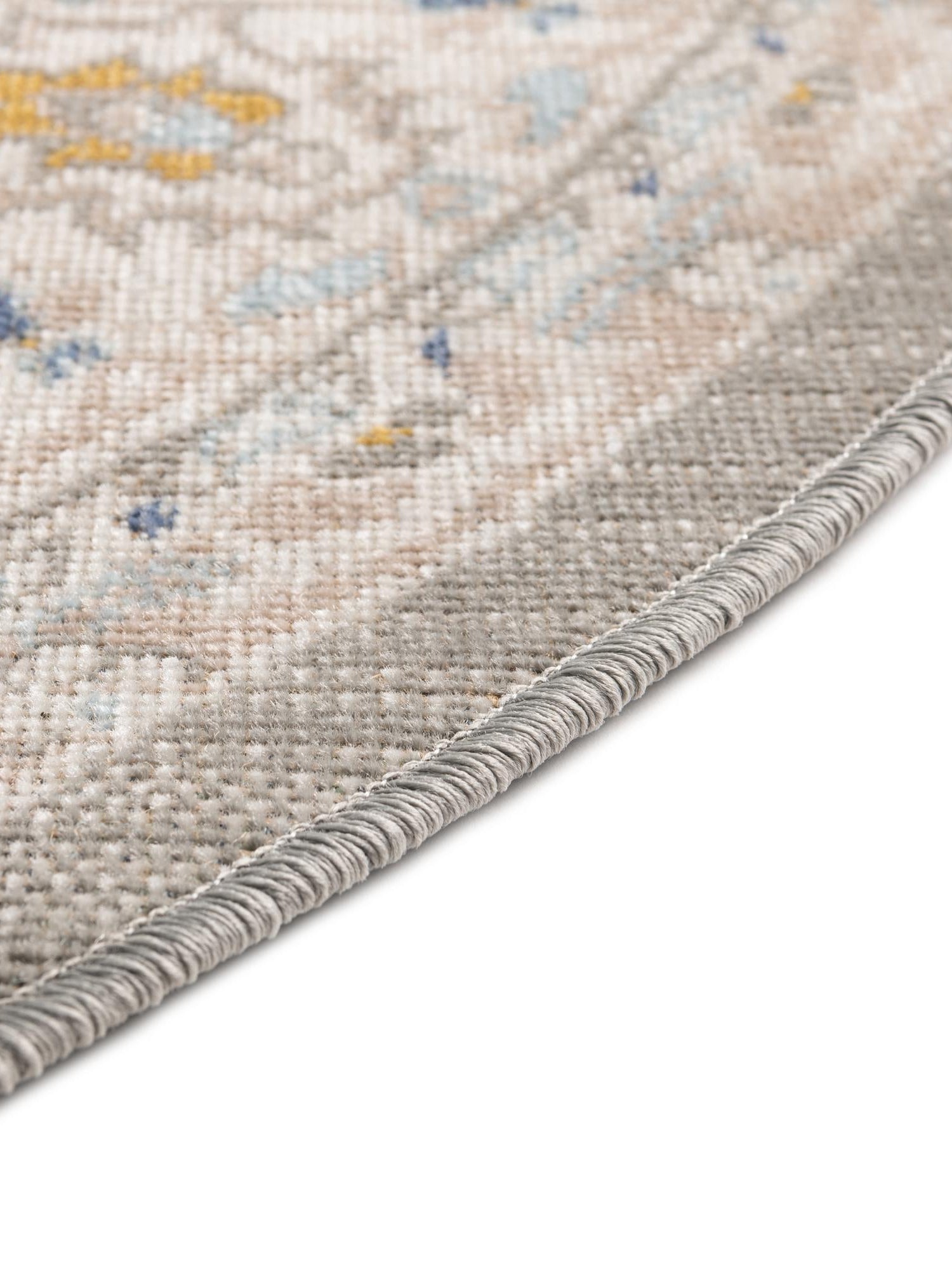 Cloud Gray 5' x 5' Whitney Round Area Rug