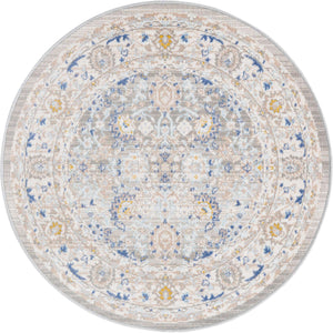 Cloud Gray 3' 3 x 3' 3 Whitney Round Area Rug