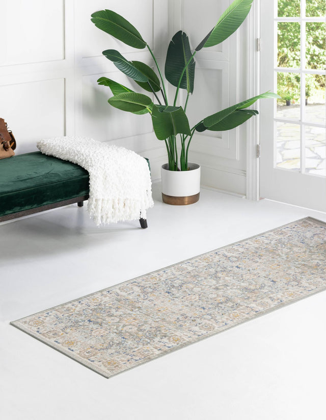 Cloud Gray 2' 7 x 12' Whitney Runner Area Rug