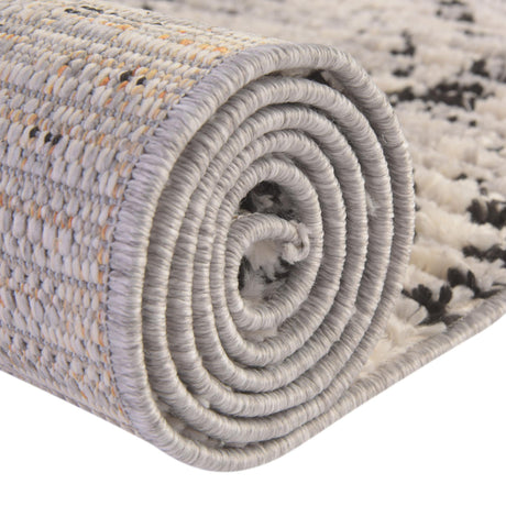 Ivory 2' x 3' Tucson Rectangle Area Rug 100% Polyester Unique Modern Carpet for Dining Rooms, Living Room, Bedrooms, Office Space for Sale at Rug Engine