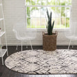 Ivory 8' x 10' Tucson Oval Area Rug 100% Polyester Unique Modern Carpet for Dining Rooms, Living Room, Bedrooms, Office Space for Sale at Rug Engine