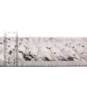 Ivory 4' x 4' Tucson Octagon Area Rug 100% Polyester Unique Modern Carpet for Dining Rooms, Living Room, Bedrooms, Office Space for Sale at Rug Engine