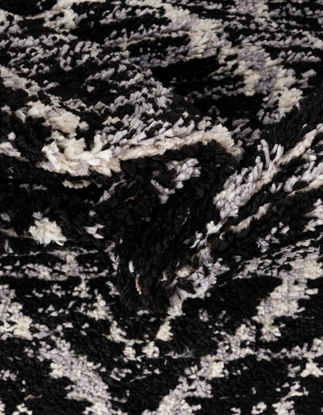 Black 2' x 3' Tucson Rectangle Area Rug 100% Polyester Unique Modern Carpet for Dining Rooms, Living Room, Bedrooms, Office Space for Sale at Rug Engine