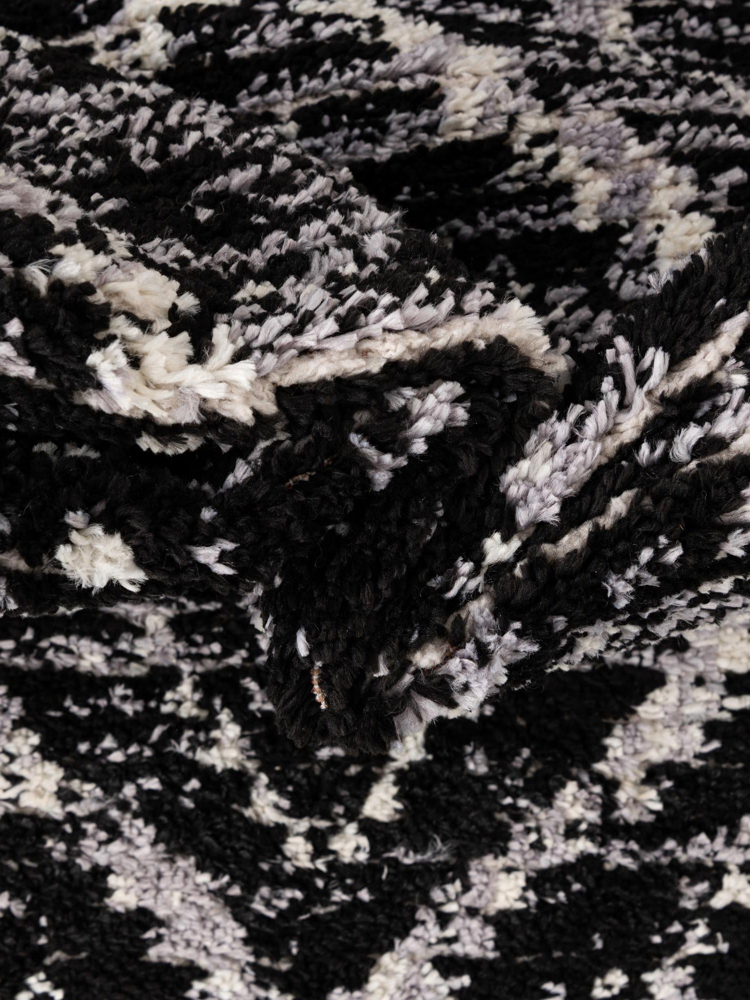 Black 9' x 12' Tucson Rectangle Area Rug 100% Polyester Unique Modern Carpet for Dining Rooms, Living Room, Bedrooms, Office Space for Sale at Rug Engine