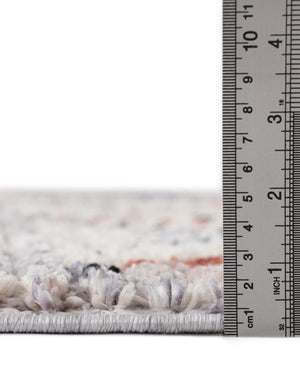 Multicolor 7' x 7' Tucson Octagon Area Rug 100% Polyester Unique Modern Carpet for Dining Rooms, Living Room, Bedrooms, Office Space for Sale at Rug Engine