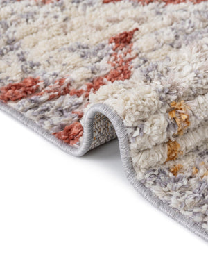 Multicolor 8' x 8' Tucson Square Area Rug 100% Polyester Unique Modern Carpet for Dining Rooms, Living Room, Bedrooms, Office Space for Sale at Rug Engine