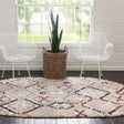 Multicolor 5' x 8' Tucson Oval Area Rug 100% Polyester Unique Modern Carpet for Dining Rooms, Living Room, Bedrooms, Office Space for Sale at Rug Engine