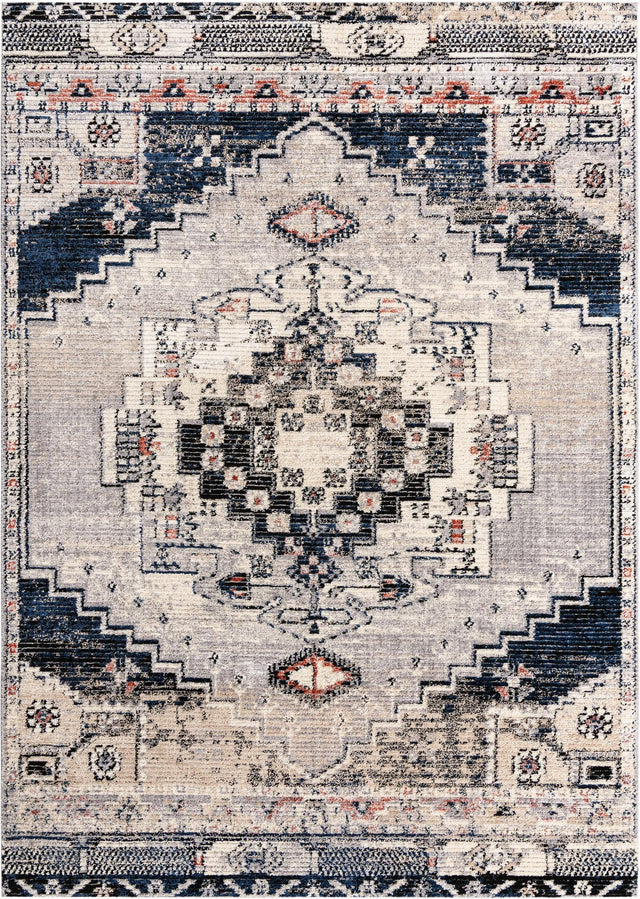 Gray 10' x 14' Tucson Rectangle Area Rug 100% Polyester Unique Modern Carpet for Dining Rooms, Living Room, Bedrooms, Office Space for Sale at Rug Engine