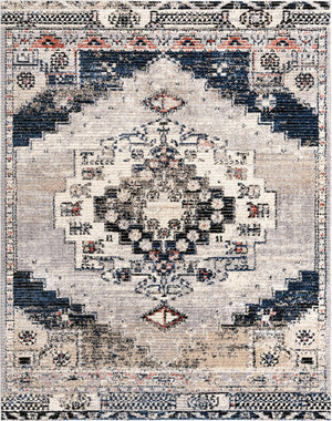 Gray 8' x 10' Tucson Rectangle Area Rug 100% Polyester Unique Modern Carpet for Dining Rooms, Living Room, Bedrooms, Office Space for Sale at Rug Engine