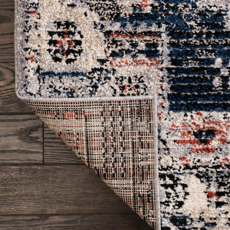 Gray 4' x 4' Tucson Square Area Rug 100% Polyester Unique Modern Carpet for Dining Rooms, Living Room, Bedrooms, Office Space for Sale at Rug Engine