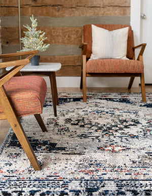 Gray 9' x 12' Tucson Rectangle Area Rug 100% Polyester Unique Modern Carpet for Dining Rooms, Living Room, Bedrooms, Office Space for Sale at Rug Engine
