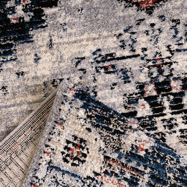 Gray 2' x 3' Tucson Rectangle Area Rug 100% Polyester Unique Modern Carpet for Dining Rooms, Living Room, Bedrooms, Office Space for Sale at Rug Engine