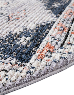 Gray 4' x 6' Tucson Oval Area Rug 100% Polyester Unique Modern Carpet for Dining Rooms, Living Room, Bedrooms, Office Space for Sale at Rug Engine