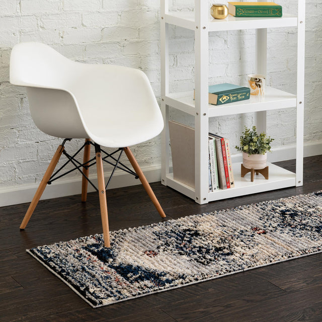 Gray 2' x 6' Tucson Runner Area Rug 100% Polyester Unique Modern Carpet for Dining Rooms, Living Room, Bedrooms, Office Space for Sale at Rug Engine