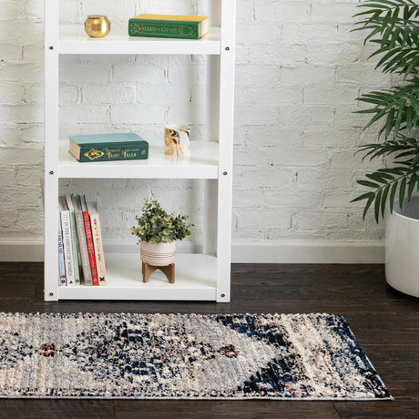 Gray 2' x 6' Tucson Runner Area Rug 100% Polyester Unique Modern Carpet for Dining Rooms, Living Room, Bedrooms, Office Space for Sale at Rug Engine