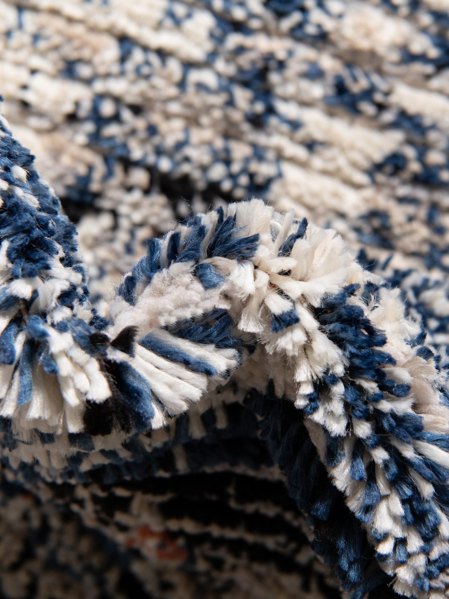 Blue 2' x 3' Tucson Rectangle Area Rug 100% Polyester Unique Modern Carpet for Dining Rooms, Living Room, Bedrooms, Office Space for Sale at Rug Engine