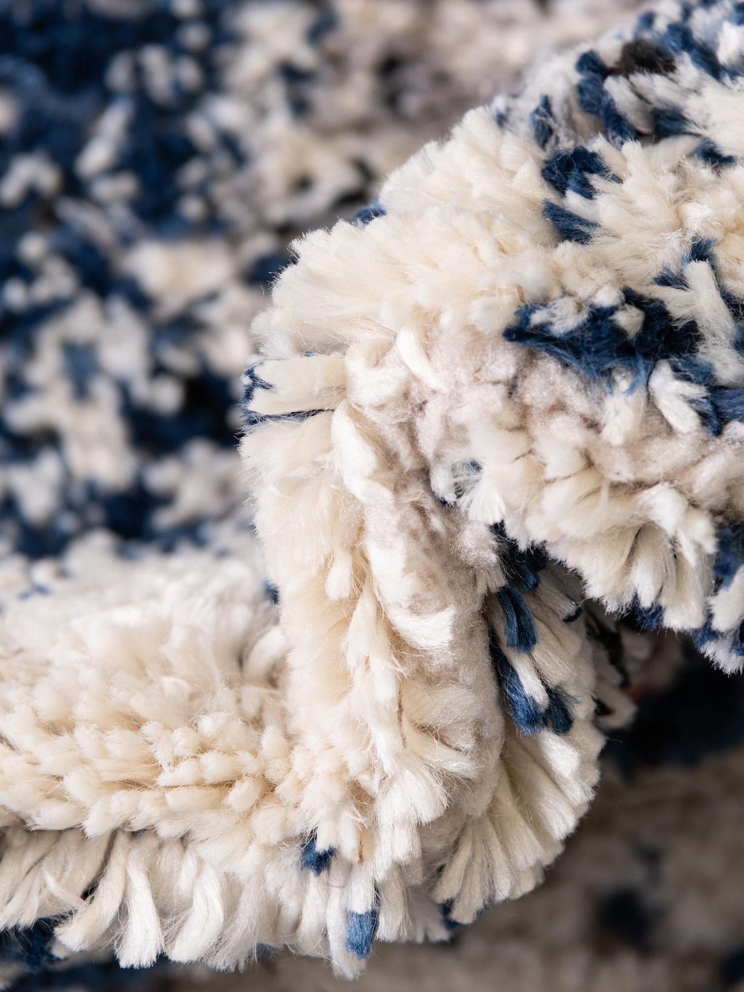 Blue 2' x 8' Tucson Runner Area Rug 100% Polyester Unique Modern Carpet for Dining Rooms, Living Room, Bedrooms, Office Space for Sale at Rug Engine