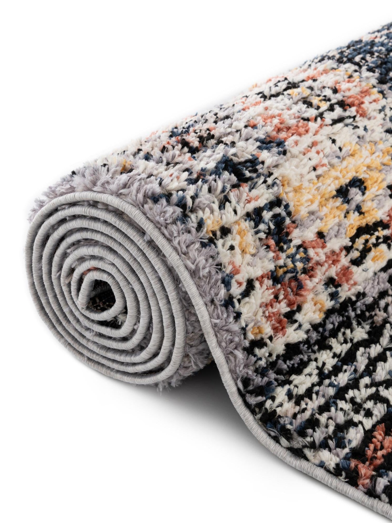 Rust Red 4' x 4' Tucson Square Area Rug 100% Polyester Unique Modern Carpet for Dining Rooms, Living Room, Bedrooms, Office Space for Sale at Rug Engine