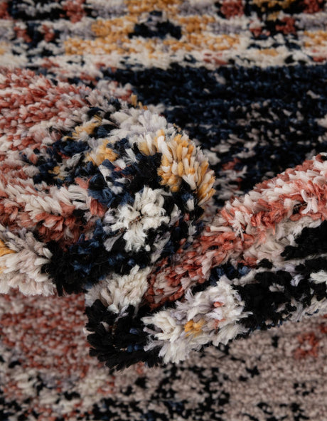 Rust Red 5' x 8' Tucson Rectangle Area Rug 100% Polyester Unique Modern Carpet for Dining Rooms, Living Room, Bedrooms, Office Space for Sale at Rug Engine