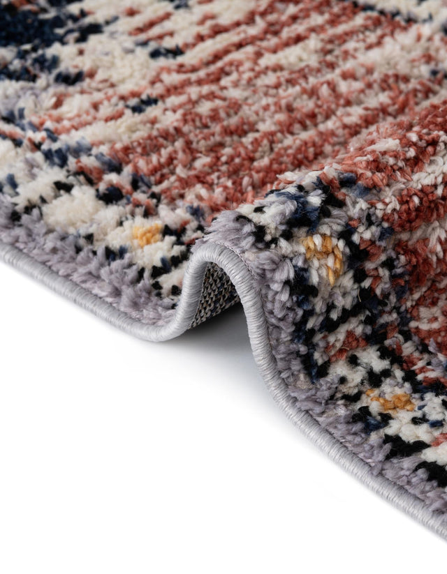 Rust Red 9' x 12' Tucson Rectangle Area Rug 100% Polyester Unique Modern Carpet for Dining Rooms, Living Room, Bedrooms, Office Space for Sale at Rug Engine
