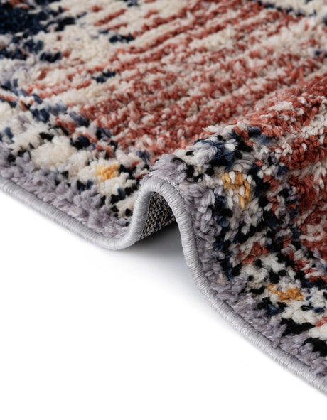 Rust Red 8' x 10' Tucson Rectangle Area Rug 100% Polyester Unique Modern Carpet for Dining Rooms, Living Room, Bedrooms, Office Space for Sale at Rug Engine