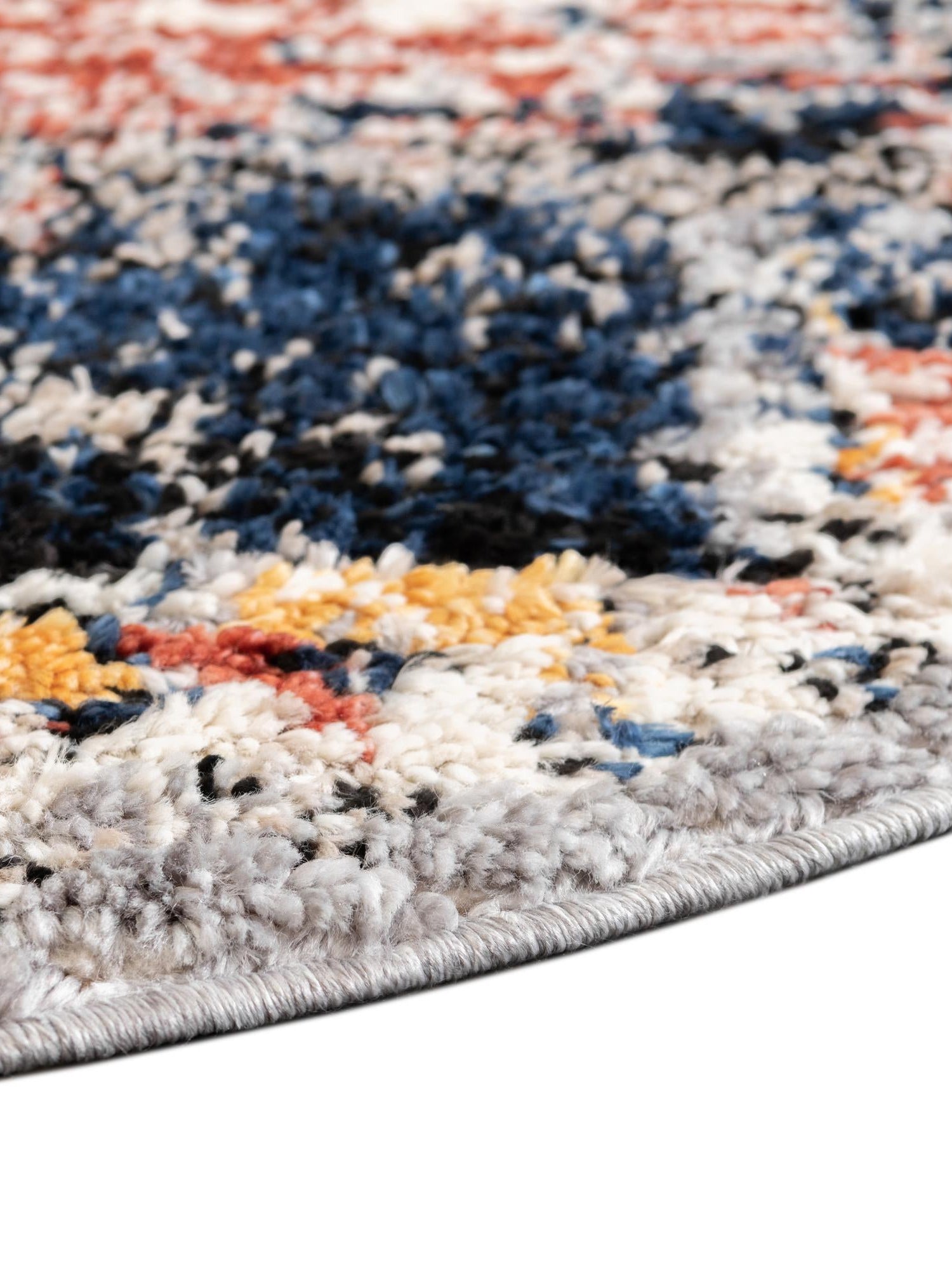 Rust Red 8' x 10' Tucson Oval Area Rug 100% Polyester Unique Modern Carpet for Dining Rooms, Living Room, Bedrooms, Office Space for Sale at Rug Engine