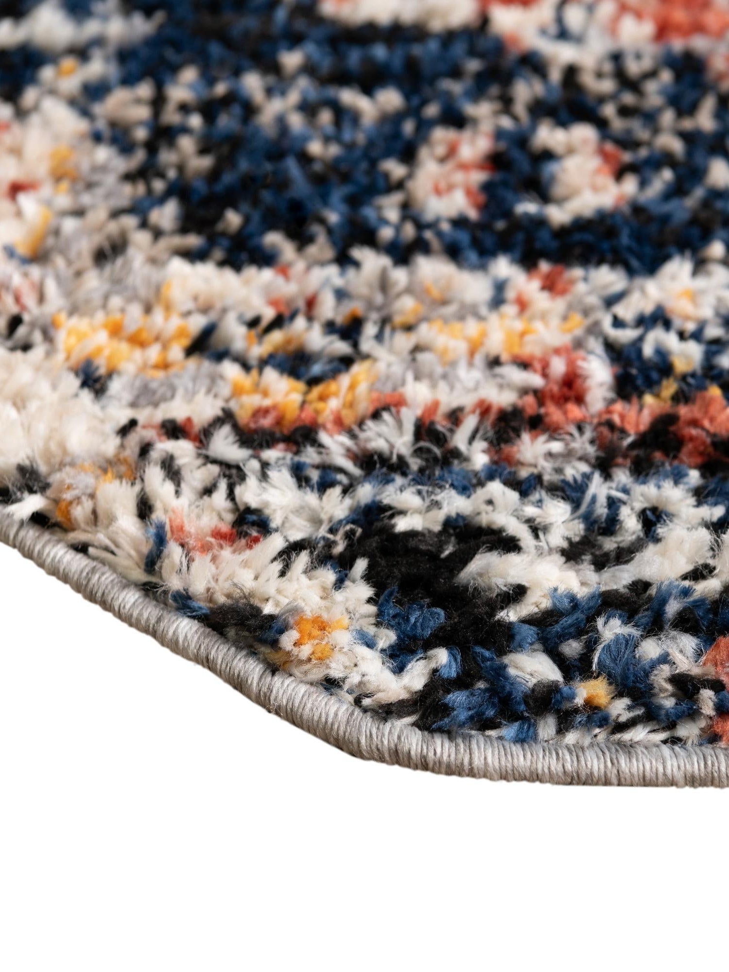 Rust Red 4' x 4' Tucson Octagon Area Rug 100% Polyester Unique Modern Carpet for Dining Rooms, Living Room, Bedrooms, Office Space for Sale at Rug Engine