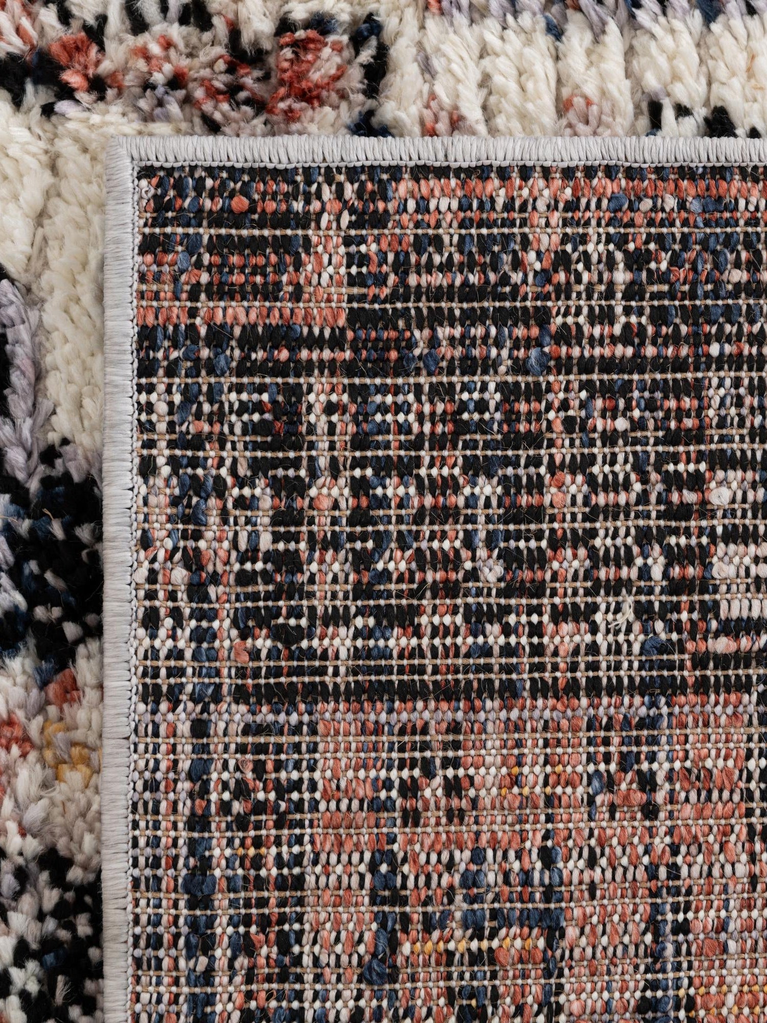 Rust Red 2' 7 x 12' Tucson Runner Area Rug 100% Polyester Unique Modern Carpet for Dining Rooms, Living Room, Bedrooms, Office Space for Sale at Rug Engine