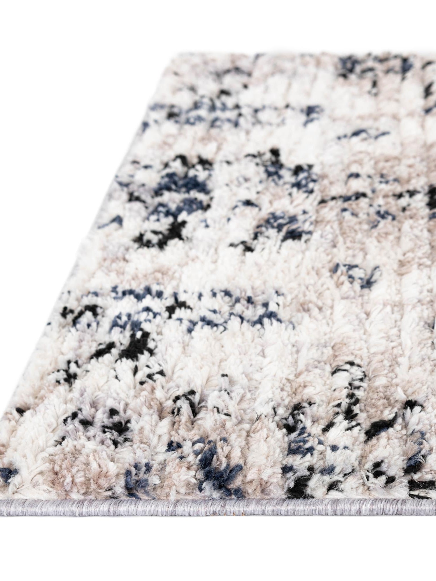 Ivory 8' x 10' Tucson Rectangle Area Rug 100% Polyester Unique Modern Carpet for Dining Rooms, Living Room, Bedrooms, Office Space for Sale at Rug Engine
