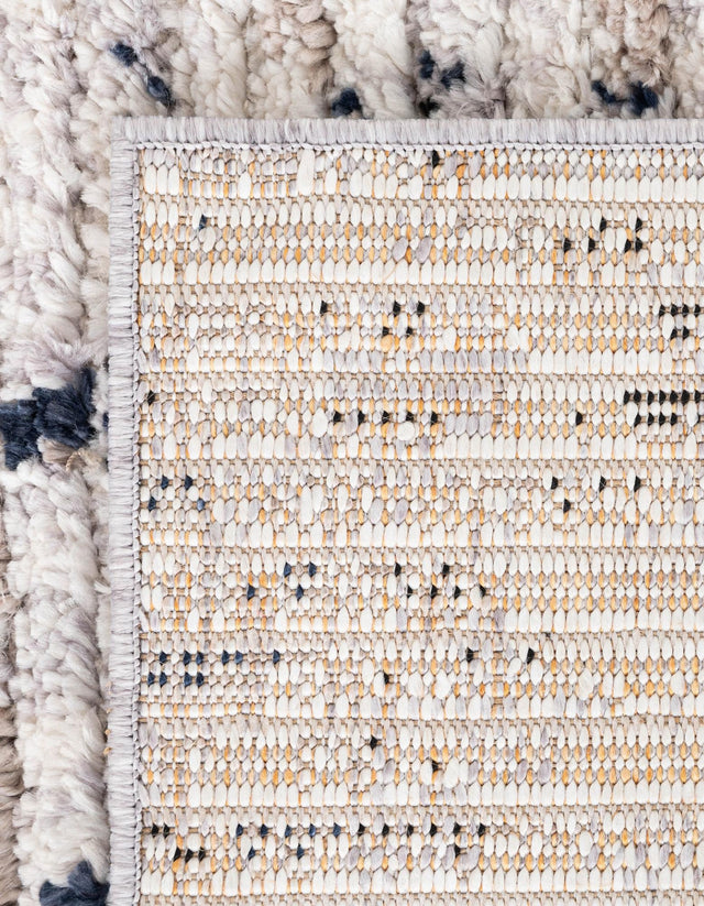 Ivory 9' x 12' Tucson Rectangle Area Rug 100% Polyester Unique Modern Carpet for Dining Rooms, Living Room, Bedrooms, Office Space for Sale at Rug Engine