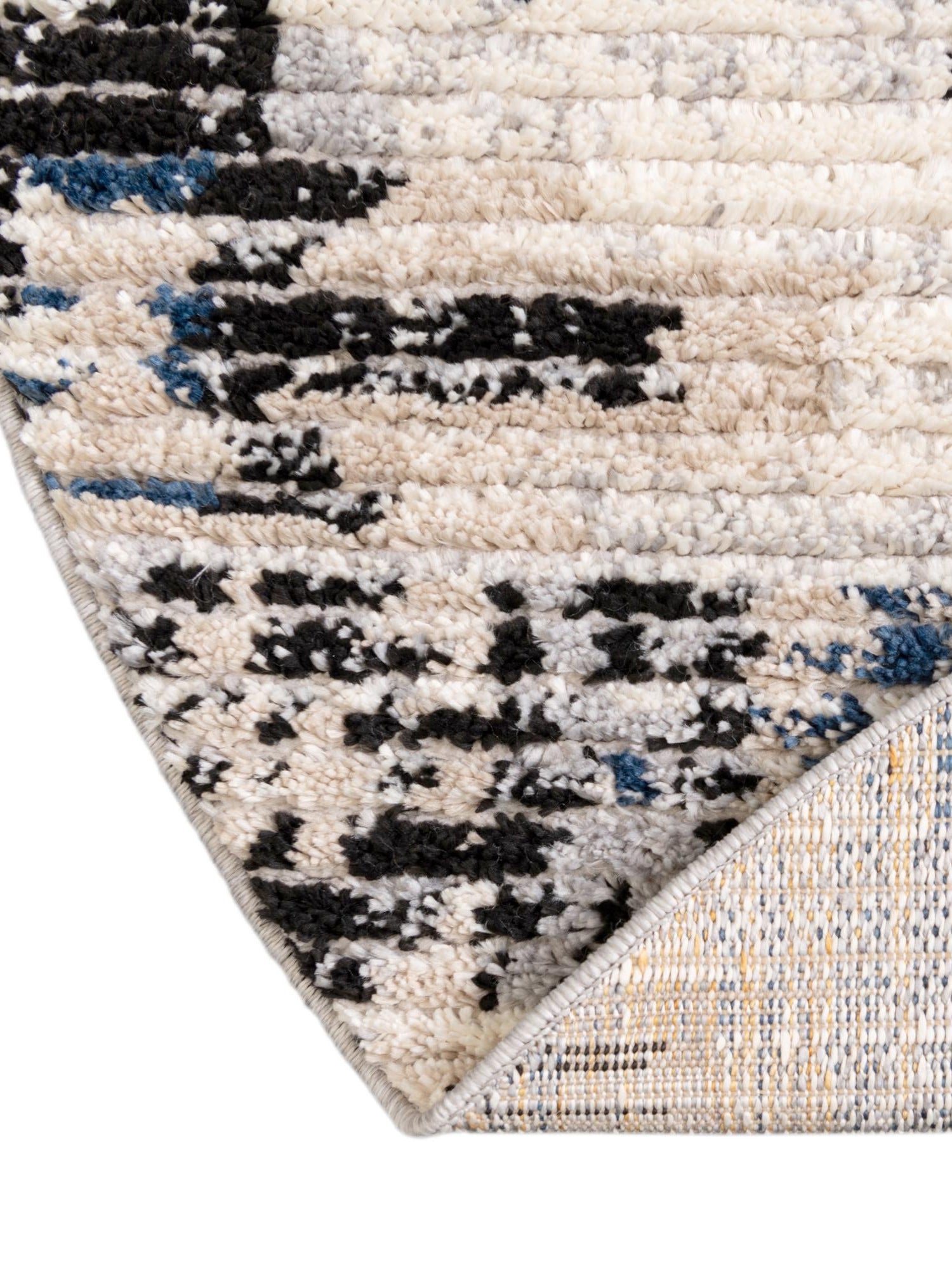 Ivory 8' x 10' Tucson Oval Area Rug 100% Polyester Unique Modern Carpet for Dining Rooms, Living Room, Bedrooms, Office Space for Sale at Rug Engine