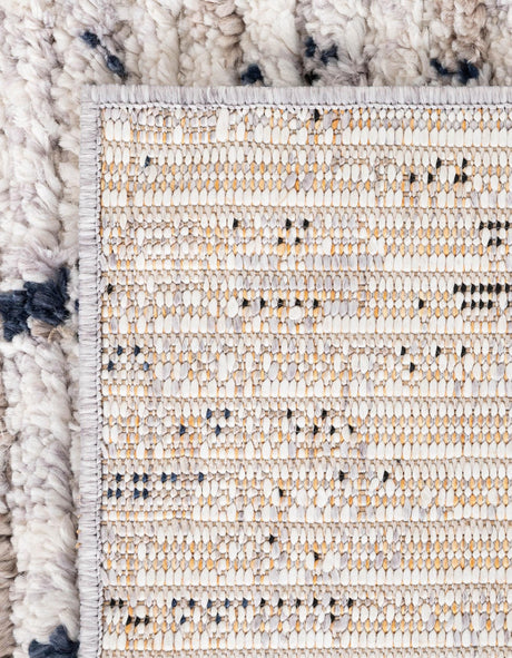 Ivory 2' x 6' Tucson Runner Area Rug 100% Polyester Unique Modern Carpet for Dining Rooms, Living Room, Bedrooms, Office Space for Sale at Rug Engine