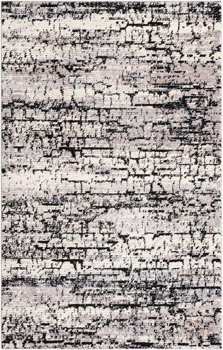Gray 5' x 8' Tucson Rectangle Area Rug 100% Polyester Unique Modern Carpet for Dining Rooms, Living Room, Bedrooms, Office Space for Sale at Rug Engine