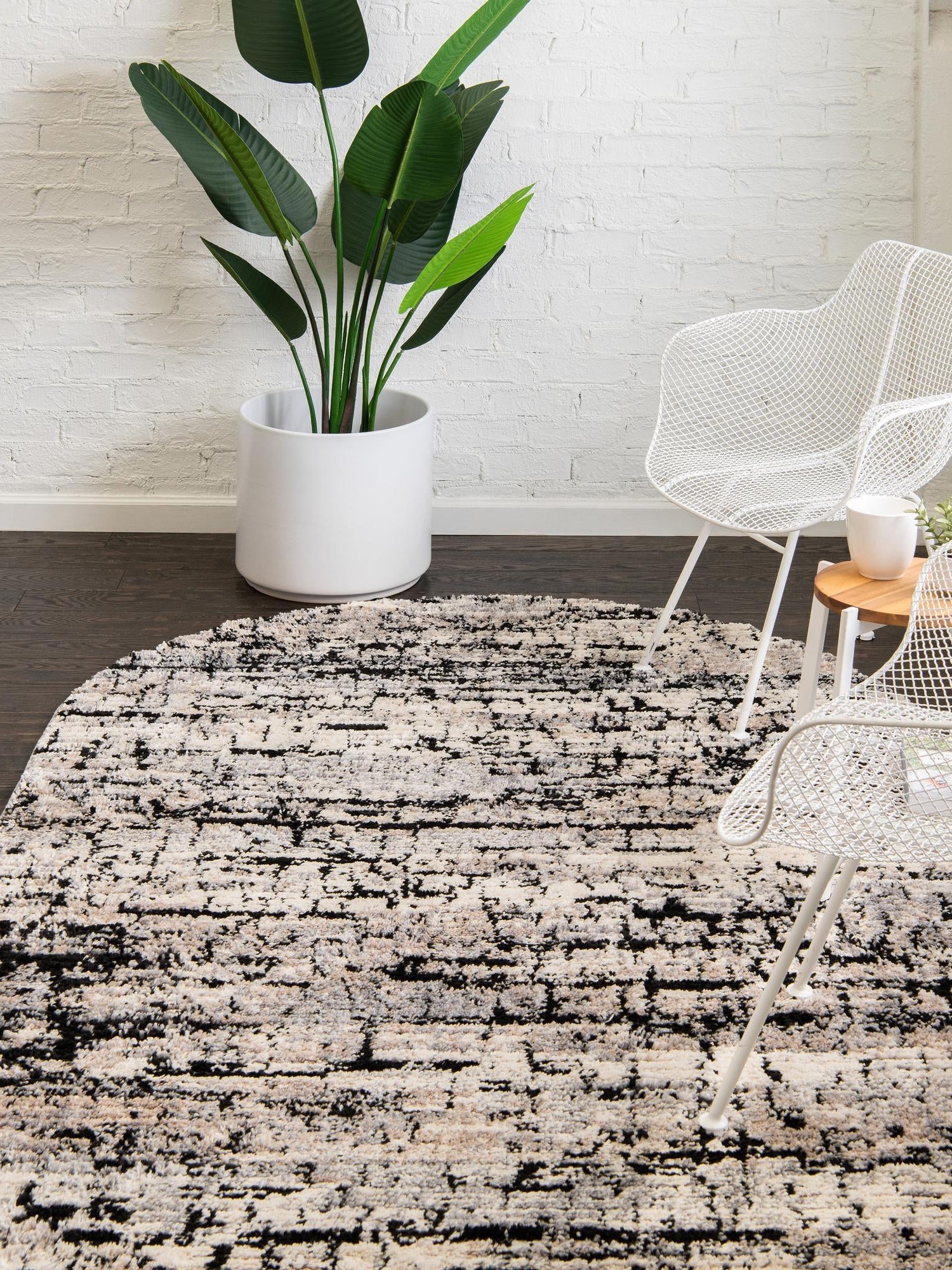 Gray 5' x 8' Tucson Oval Area Rug 100% Polyester Unique Modern Carpet for Dining Rooms, Living Room, Bedrooms, Office Space for Sale at Rug Engine