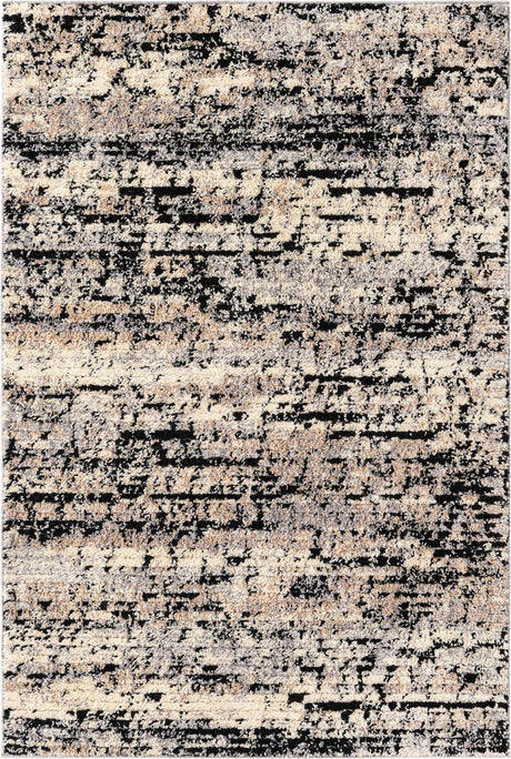 Gray 4' x 6' Tucson Rectangle Area Rug 100% Polyester Unique Modern Carpet for Dining Rooms, Living Room, Bedrooms, Office Space for Sale at Rug Engine