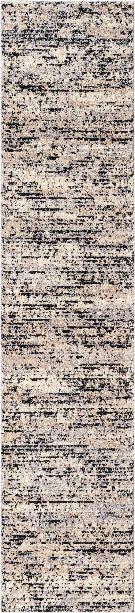 Gray 2' 7 x 12' Tucson Runner Area Rug 100% Polyester Unique Modern Carpet for Dining Rooms, Living Room, Bedrooms, Office Space for Sale at Rug Engine
