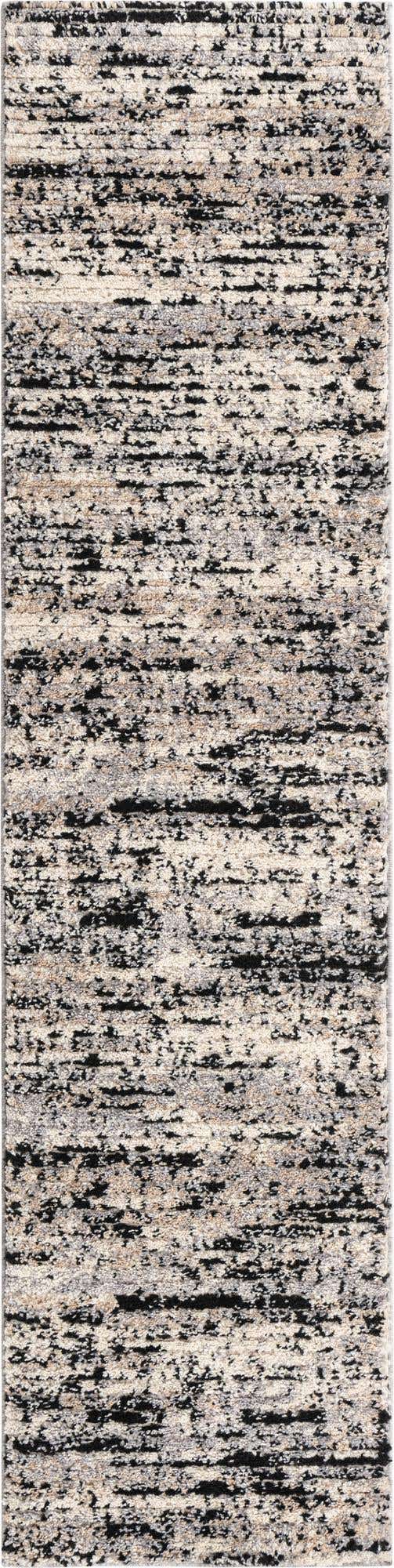 Gray 2' x 8' Tucson Runner Area Rug 100% Polyester Unique Modern Carpet for Dining Rooms, Living Room, Bedrooms, Office Space for Sale at Rug Engine