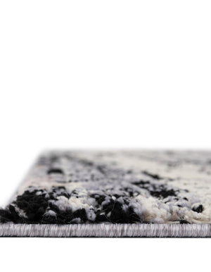 Gray 2' 7 x 12' Tucson Runner Area Rug 100% Polyester Unique Modern Carpet for Dining Rooms, Living Room, Bedrooms, Office Space for Sale at Rug Engine