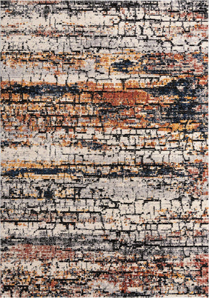 Multicolor 10' x 14' Tucson Rectangle Area Rug 100% Polyester Unique Modern Carpet for Dining Rooms, Living Room, Bedrooms, Office Space for Sale at Rug Engine