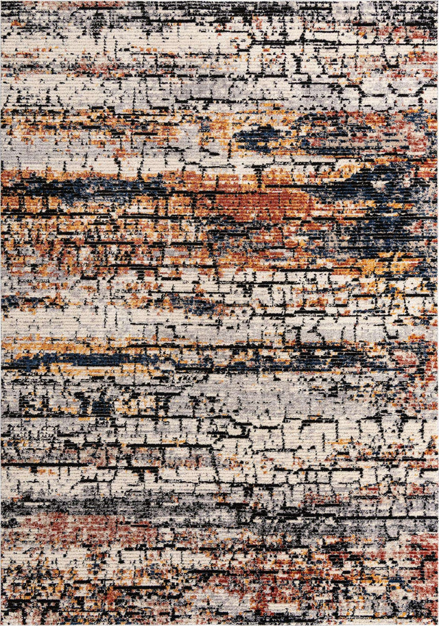 Multicolor 10' x 14' Tucson Rectangle Area Rug 100% Polyester Unique Modern Carpet for Dining Rooms, Living Room, Bedrooms, Office Space for Sale at Rug Engine