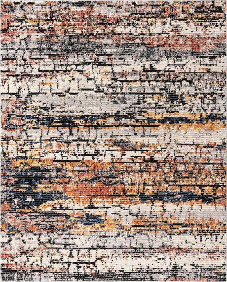 Multicolor 8' x 10' Tucson Rectangle Area Rug 100% Polyester Unique Modern Carpet for Dining Rooms, Living Room, Bedrooms, Office Space for Sale at Rug Engine